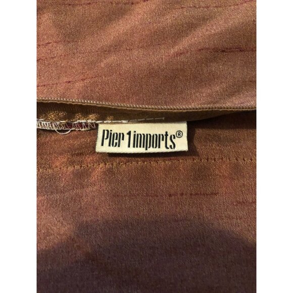 Pier 1 Imports Pillow Cover 18" Multicolor Embroidered Mandala Pattern - Picture 4 of 5